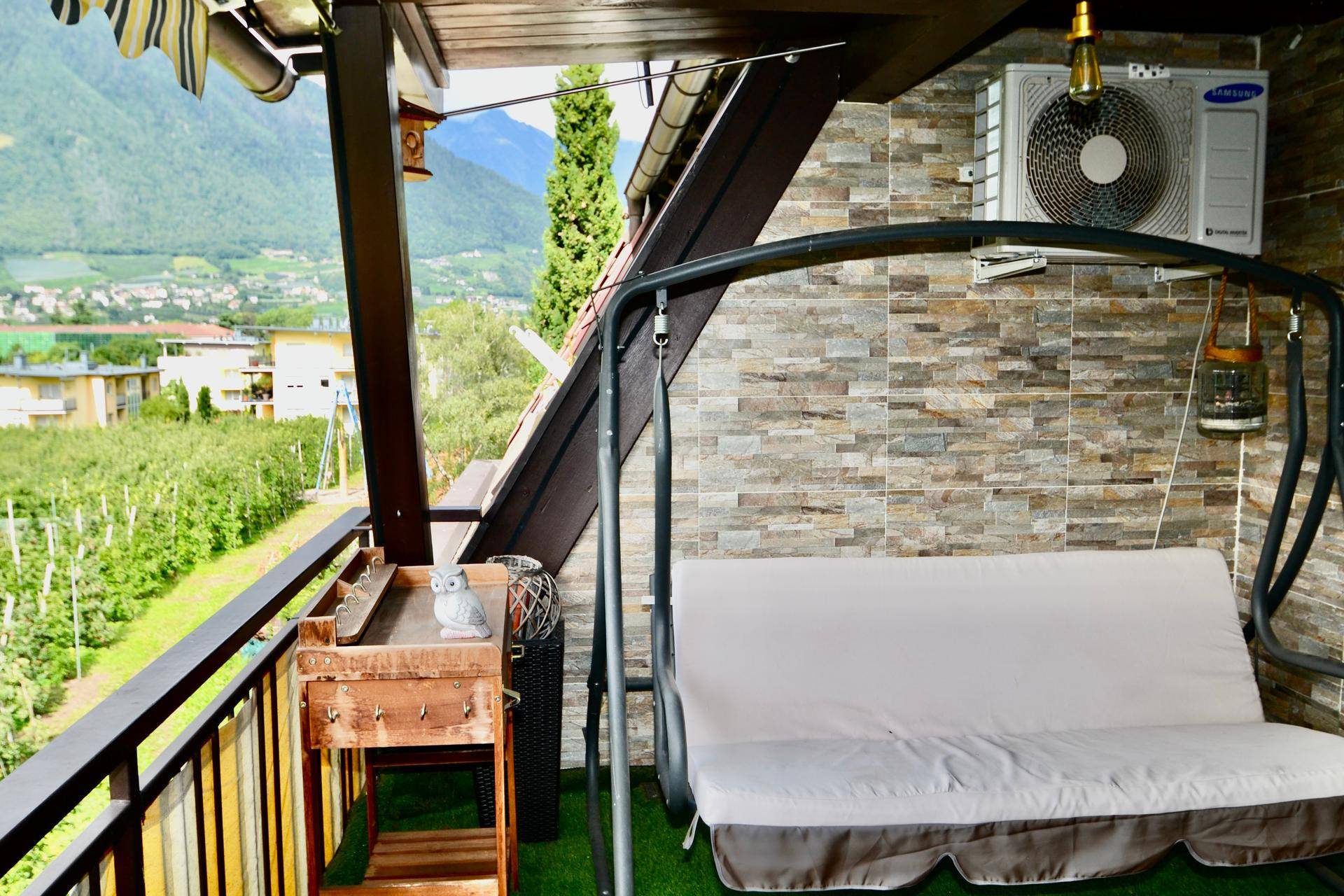 Meran-Merano-Untermais-Maia Bassa-Terrasse-terrazza-Garage-Duplexwohnung