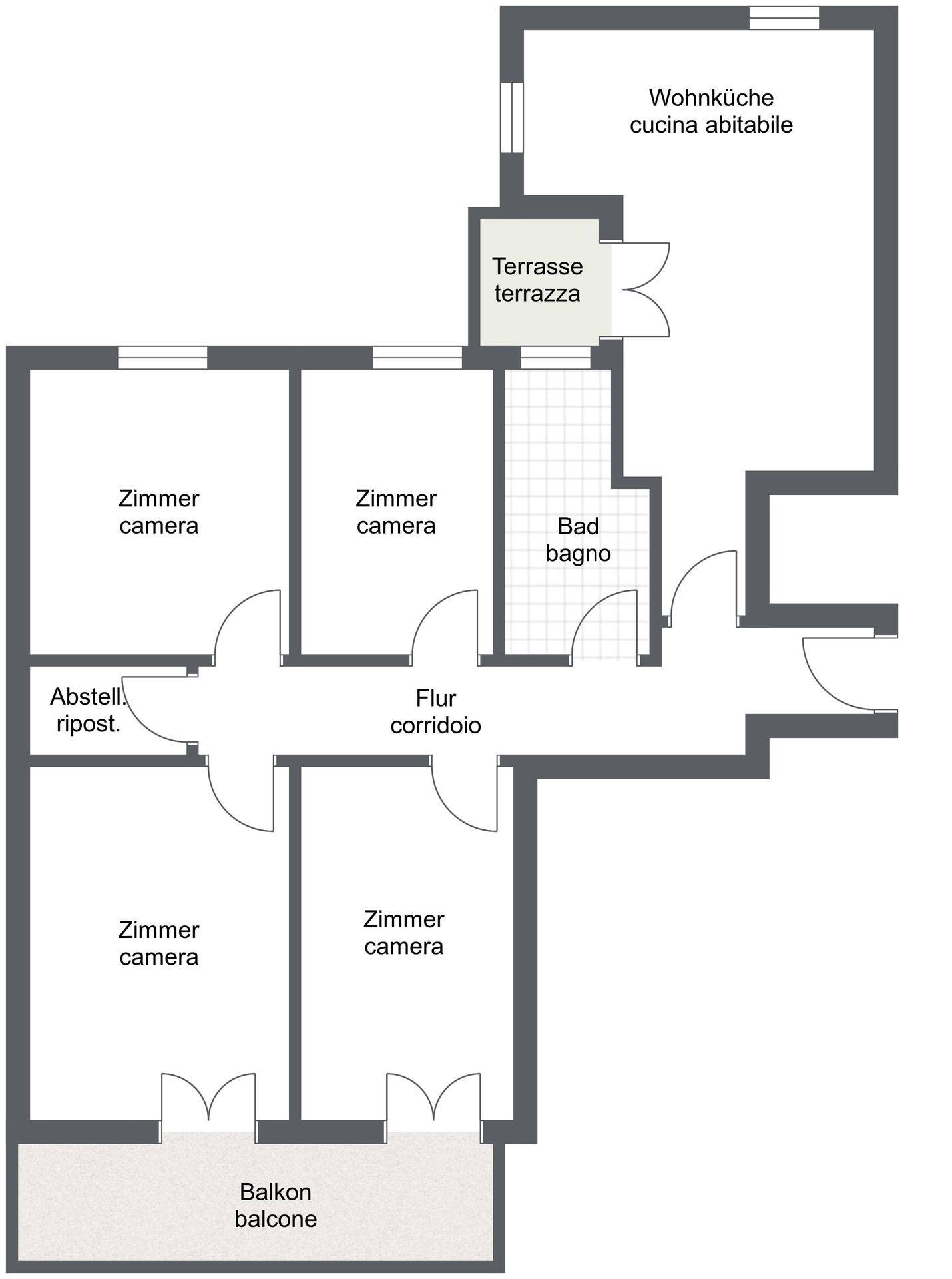 Bozen Zentrum, Nähe Universität, Investitionsobjekt, Studenten-WG geeignet, 4. Stock mit Aufzug, Große Wohnküche, Kleine Terrasse, 4 große Schlafzimmer, 2 Balkone, Großes Badezimmer, Abstellkammer, Keller inklusive, Gemeinschaftlicher Dachboden, Hohe Mietrendite, Sehr gute Lage, Alles fußläufig erreichbar, Öffentliche Verkehrsmittel in der Nähe, Perfekt für Vermietung, Seltene Gelegenheit, Renditestark