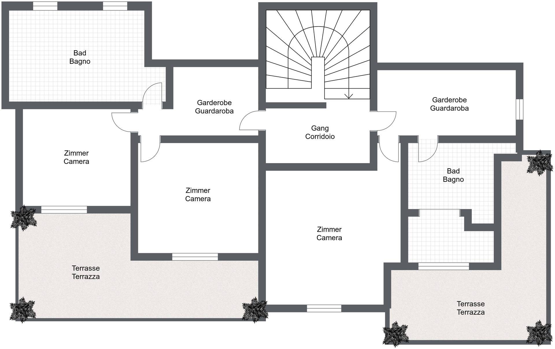 Padenghe OG - OG - 2D Floor Plan