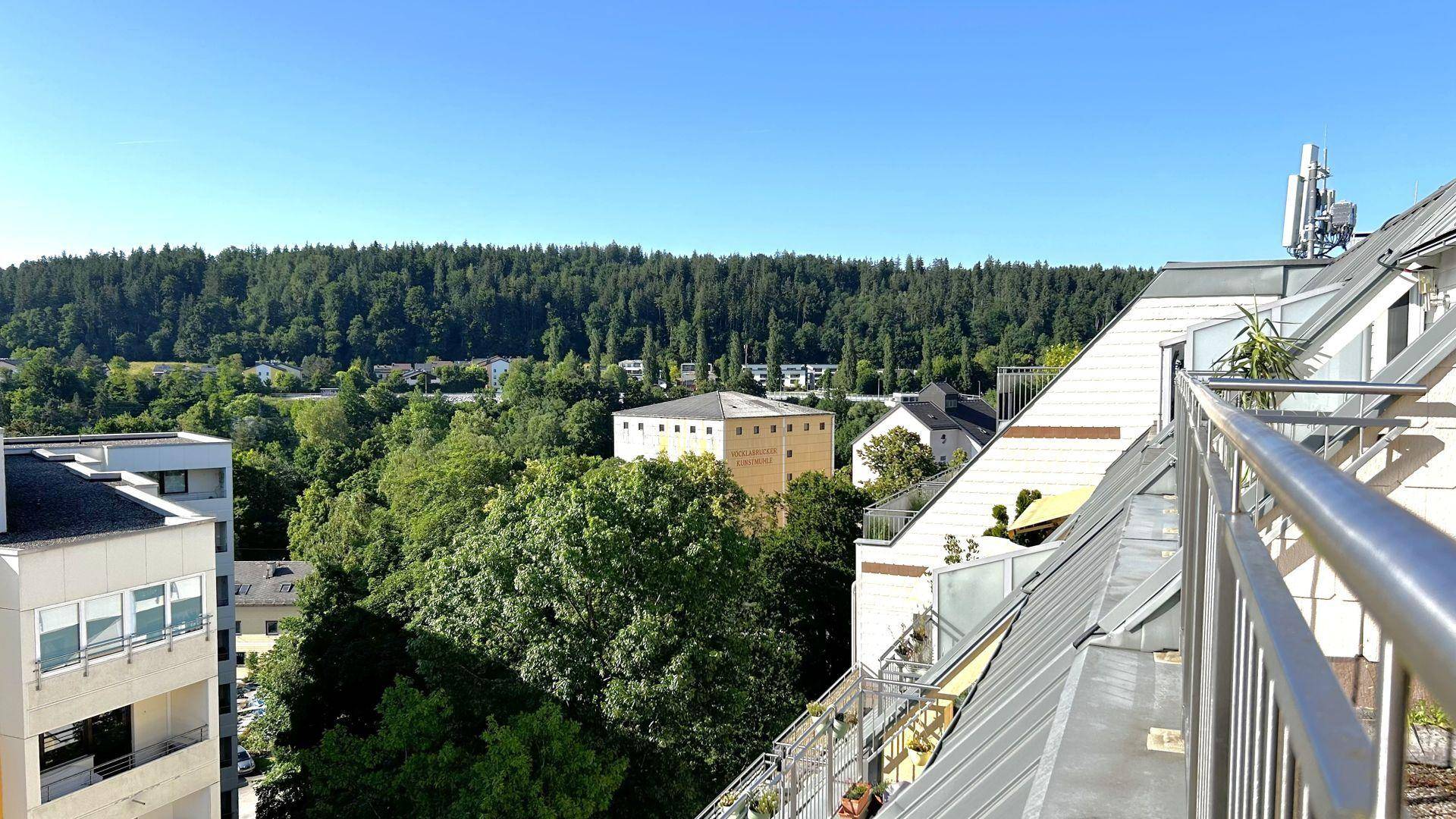 Weitblick über Stadt und Natur