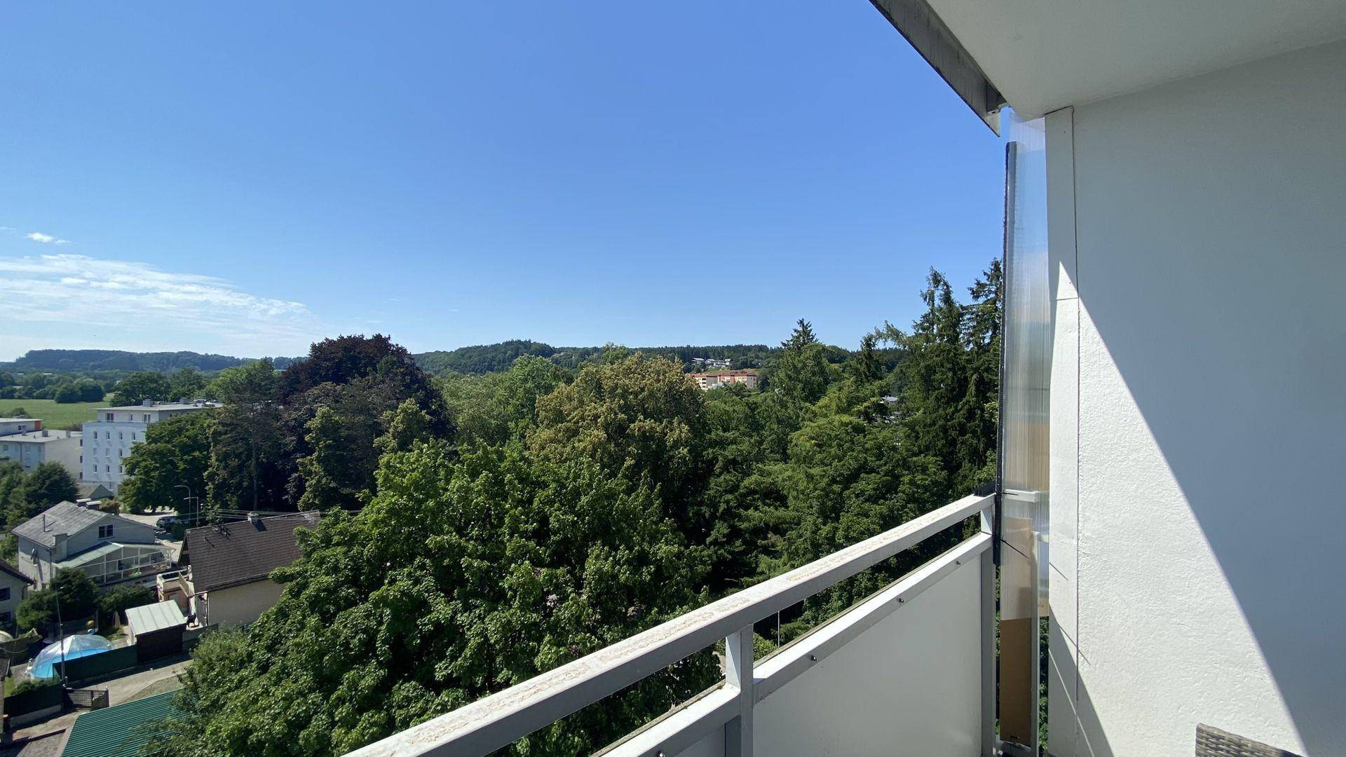 Ausblick Balkon