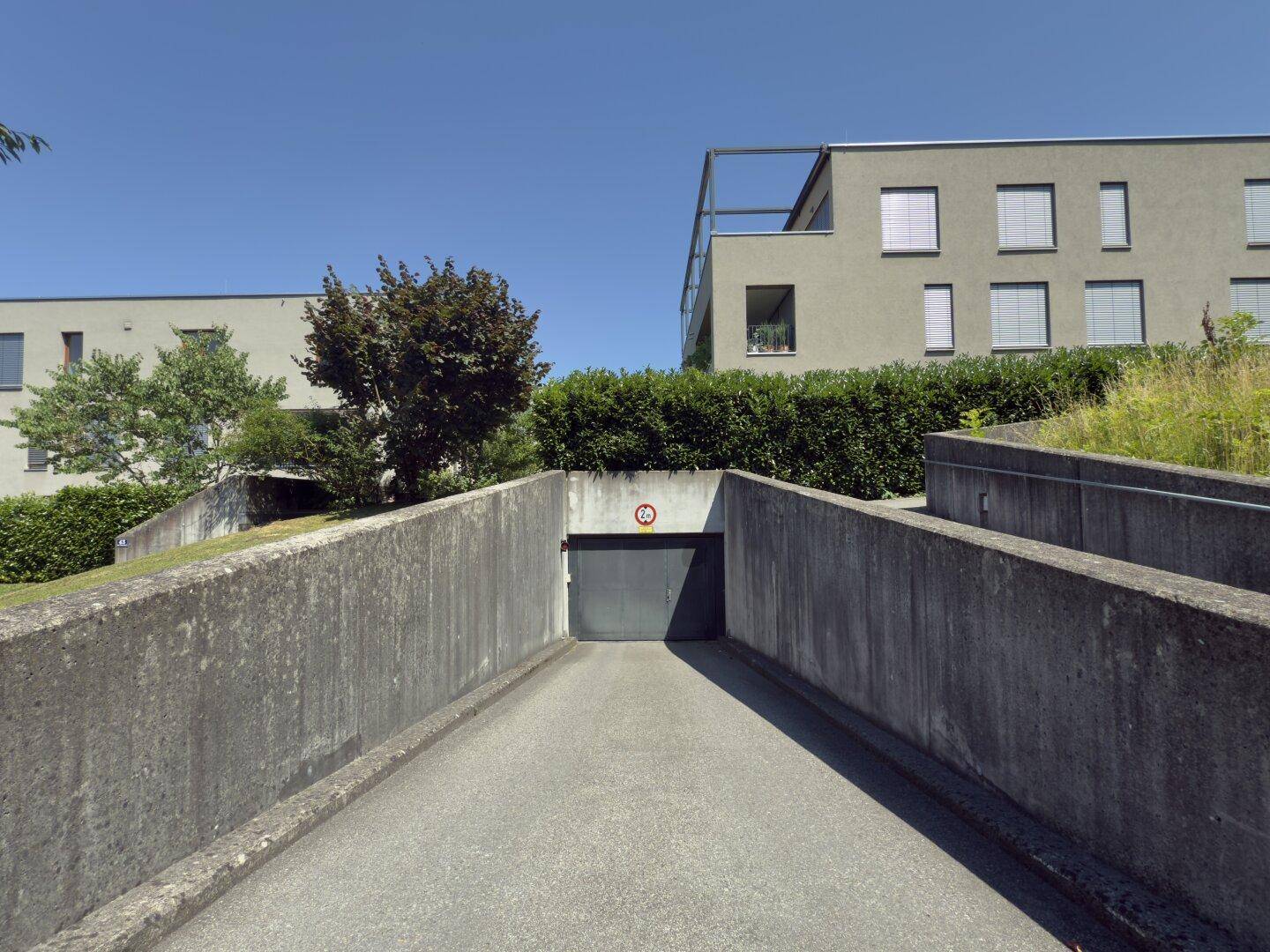 Abfahrt Tiefgarage