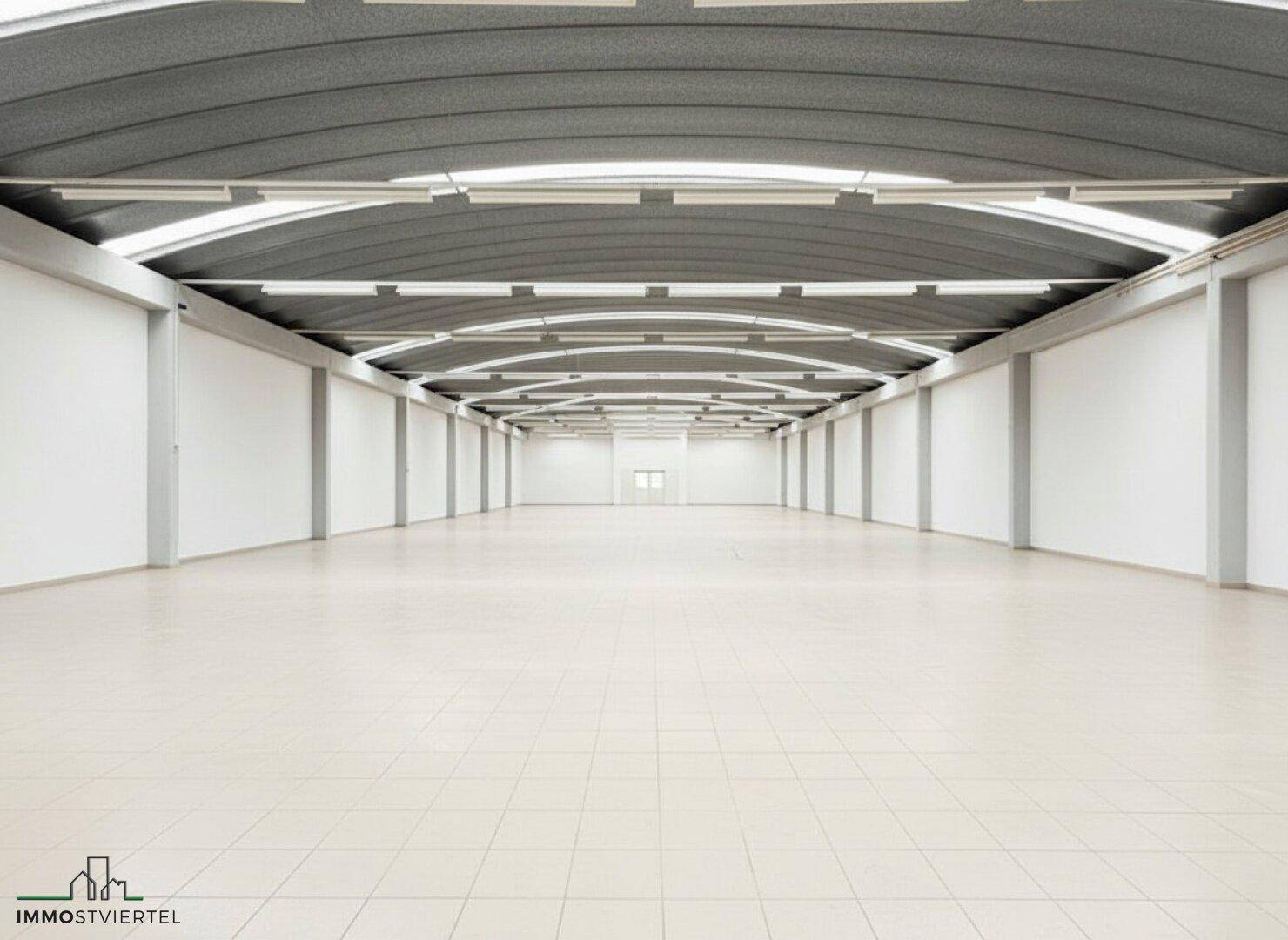 Verkaufshalle leer KI generiert