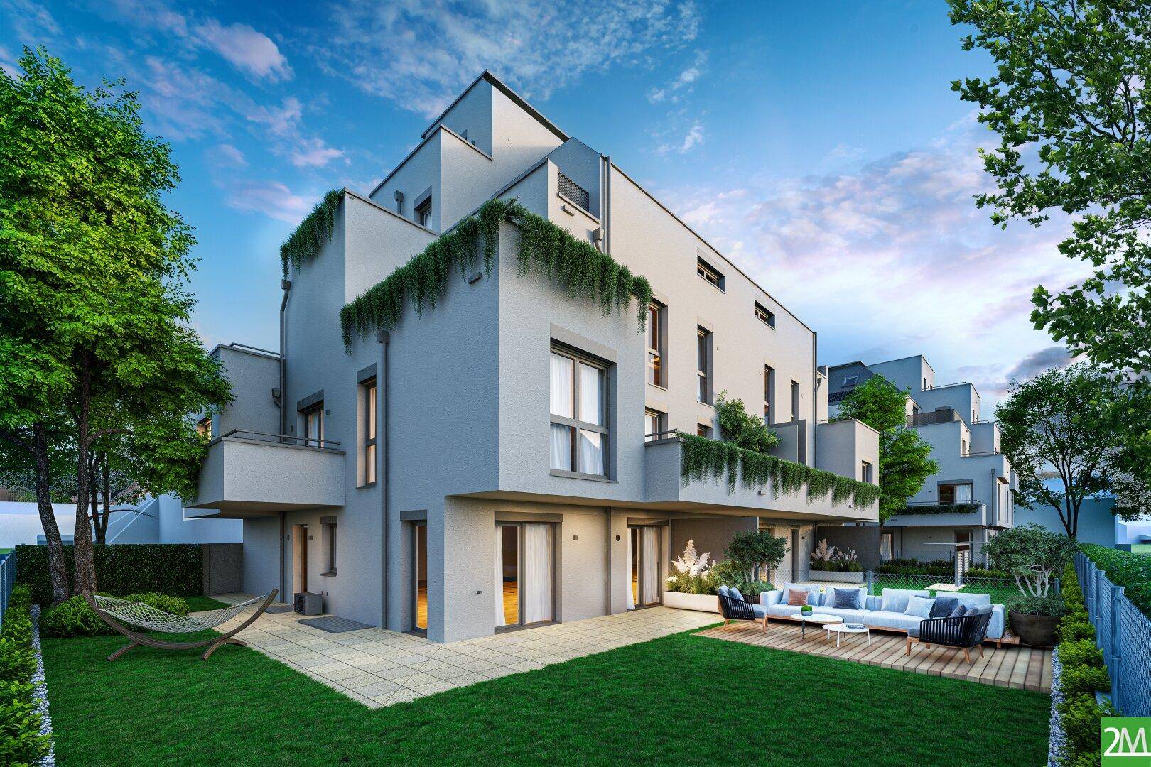 Rendering Gartenansicht