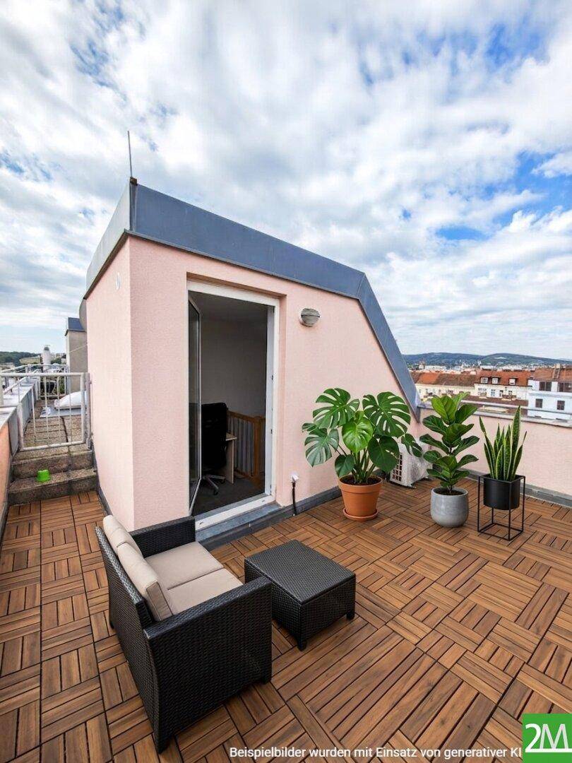 Dachterrasse - Einrichtungsbeispiel