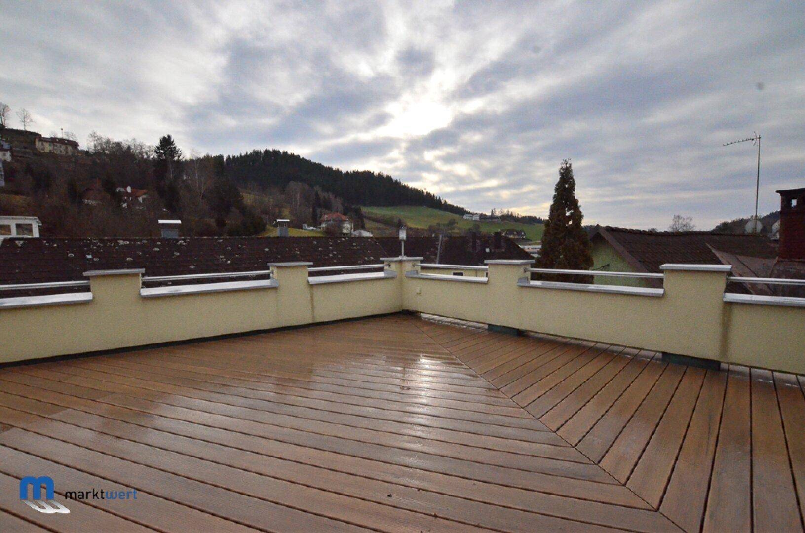 Außenansicht - Terrasse, Wohn- u. Praxisgebäude, 4273 Unterweißenbach, Markt 35