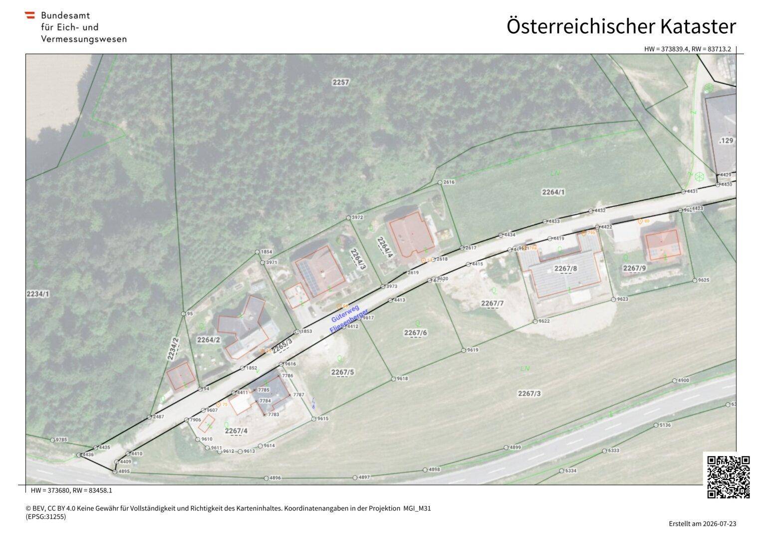 Grundstück Nr. 2267/7