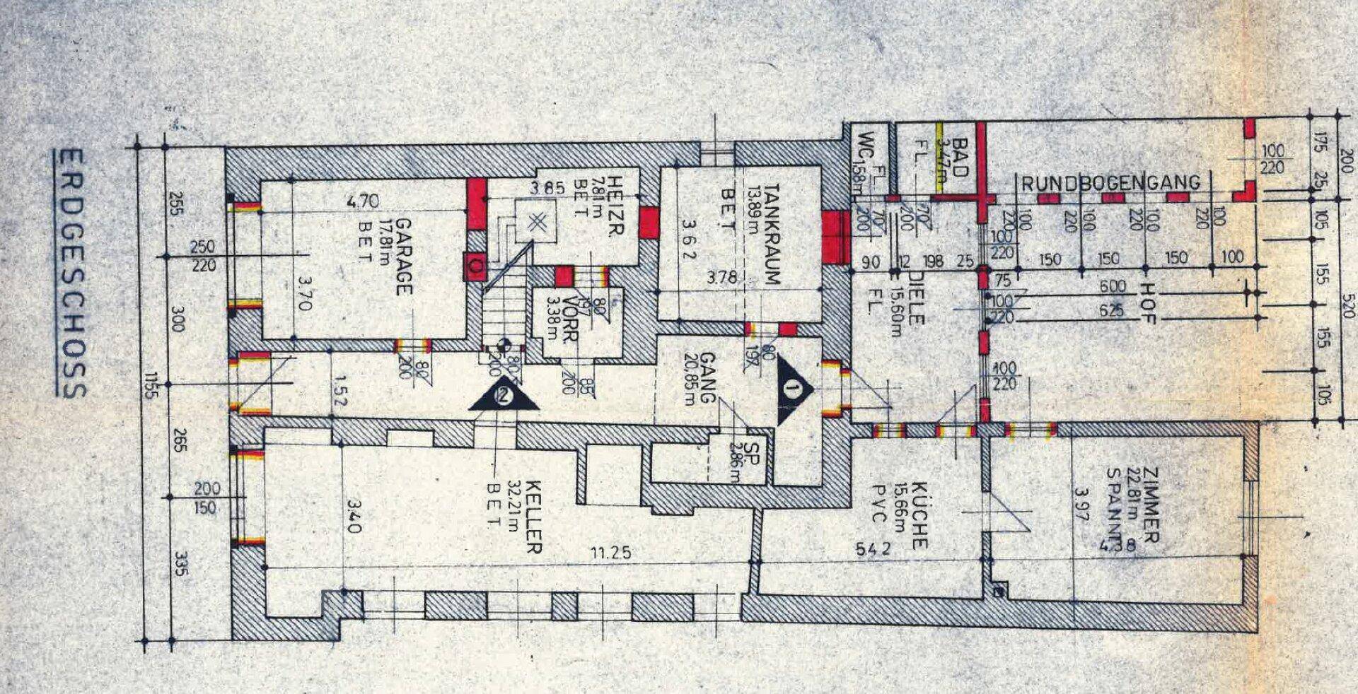 Plan Erdgeschoss