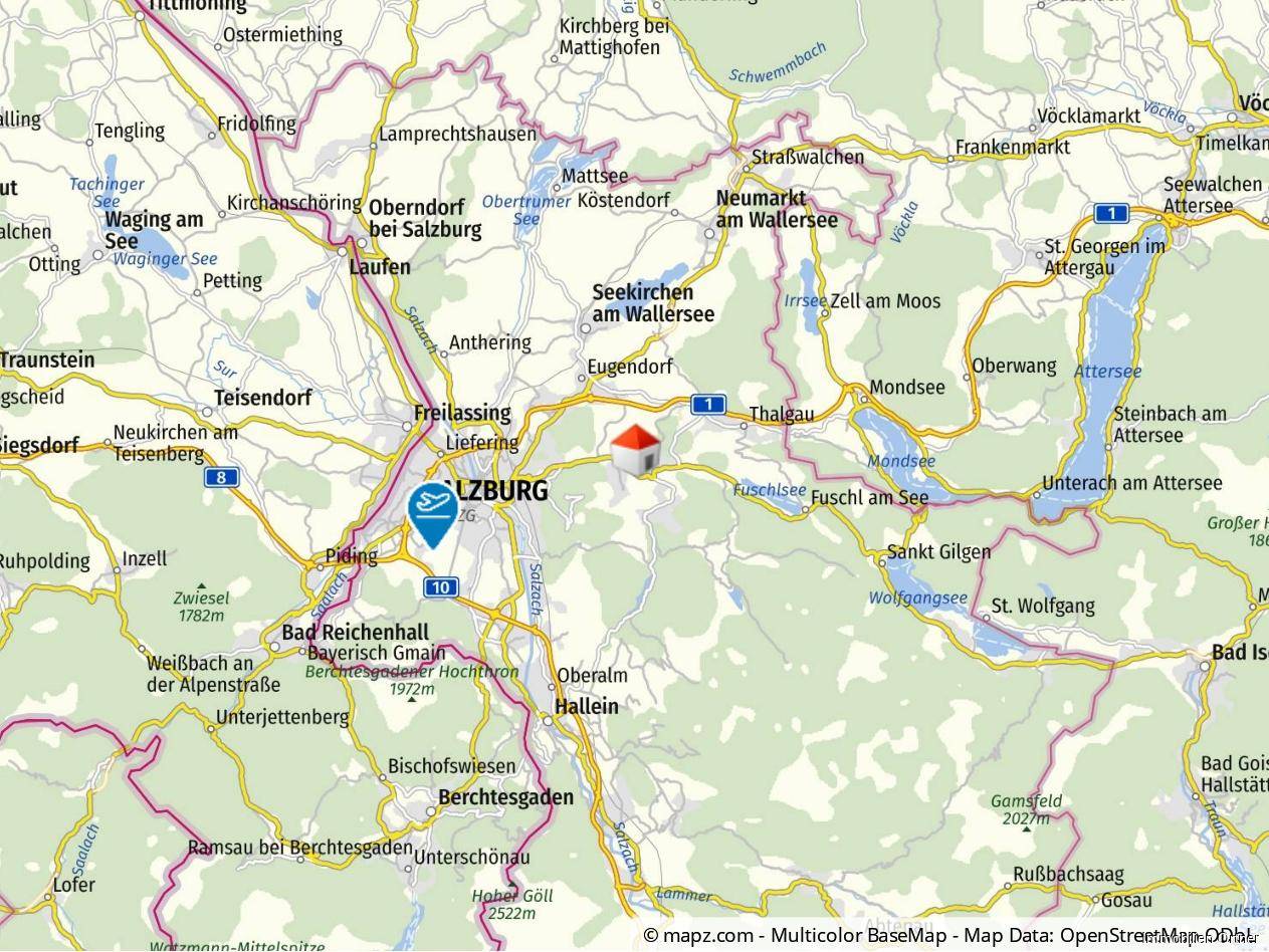 Geolyzer Kartenausschnitt