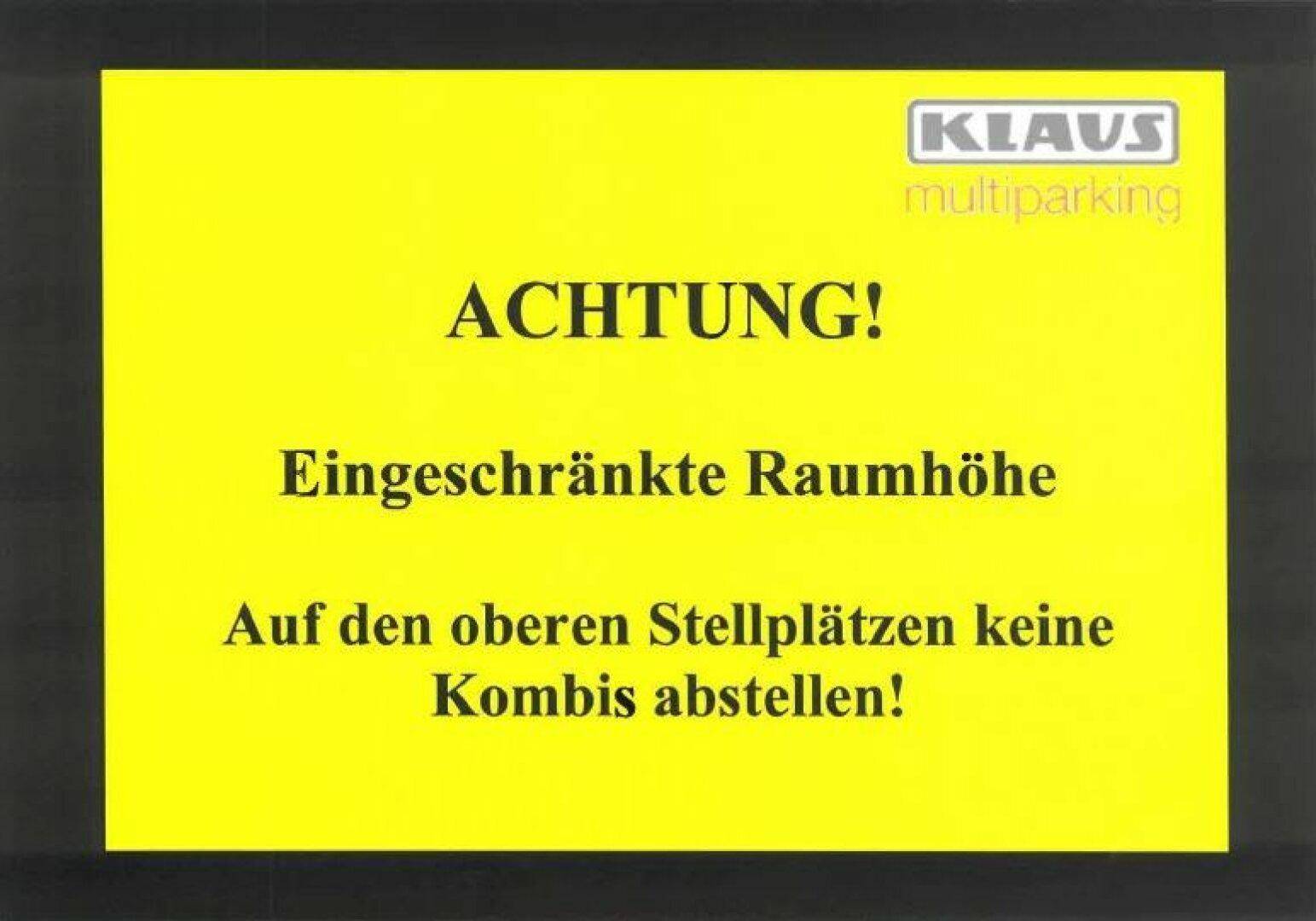 Eingeschränkte Raumhöhe