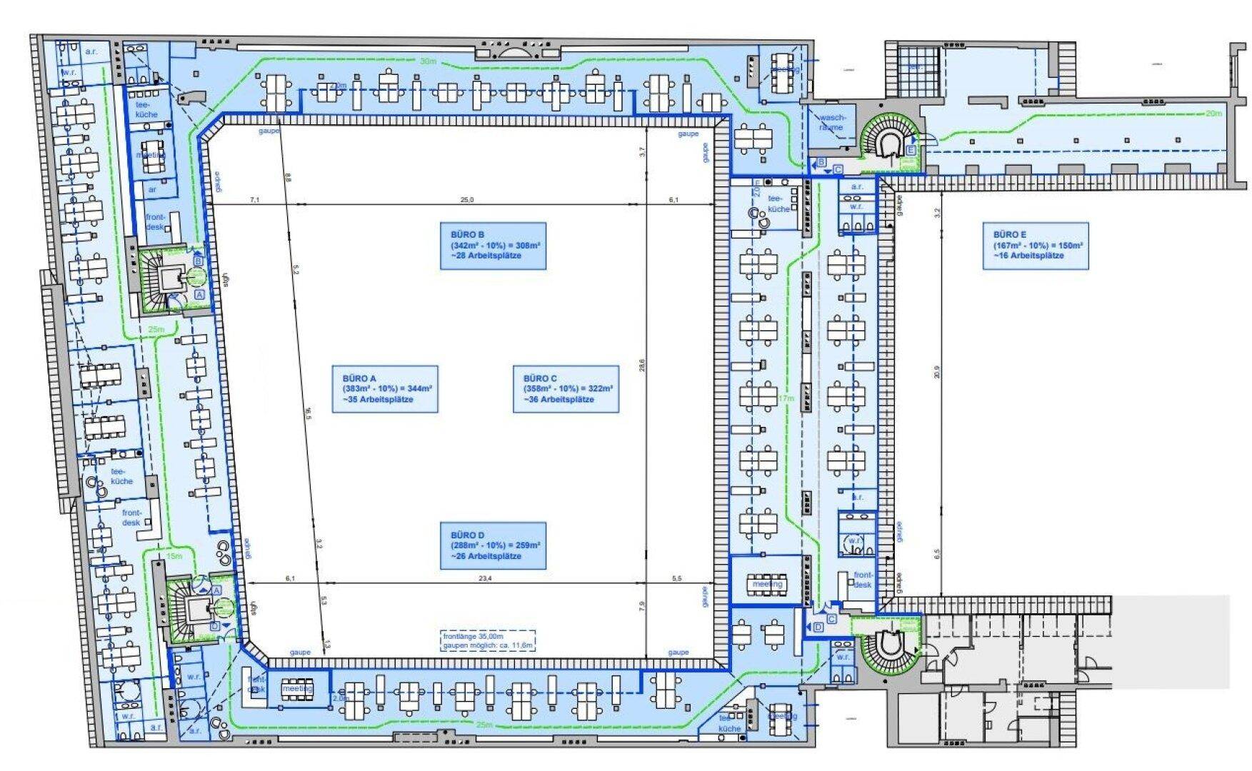 Grundriss Gesamtplan DG-Ausbau