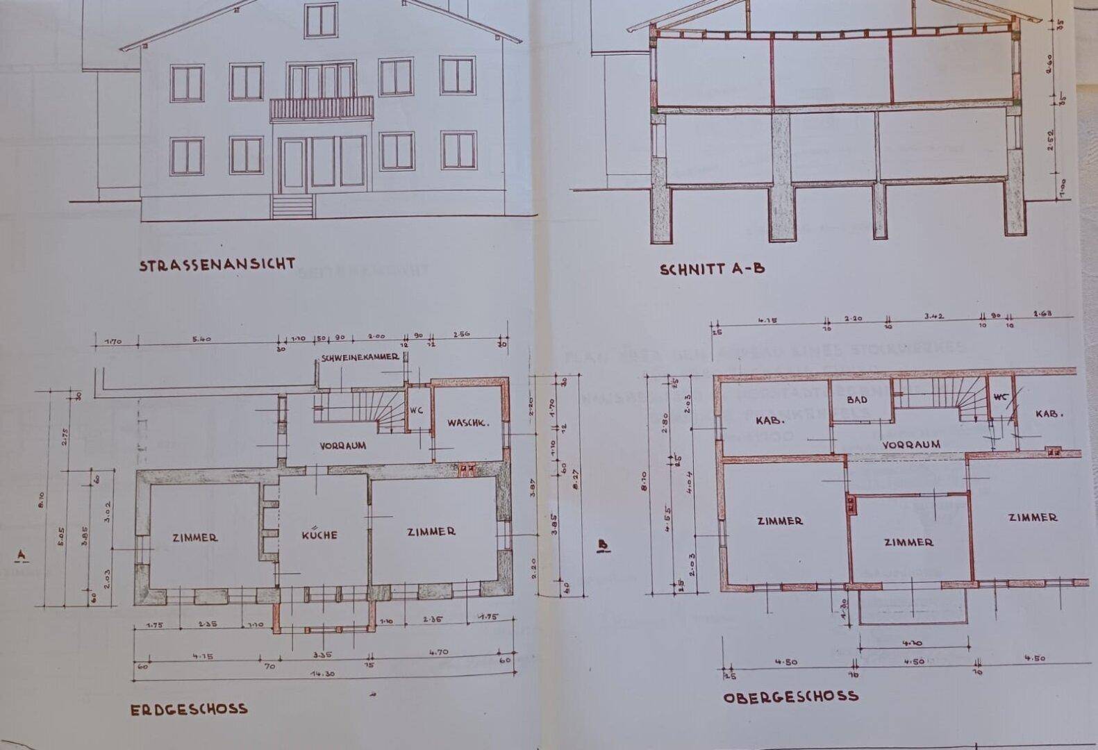 Grundriss Haus Hoftstattgegend