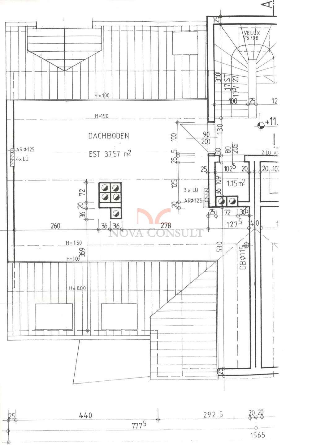 Plan Obergeschoss