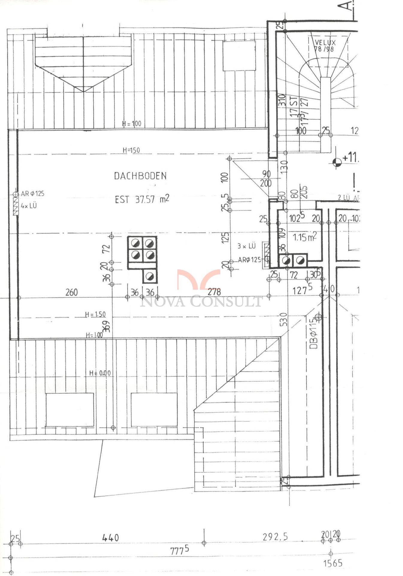 Plan Dachgeschoss