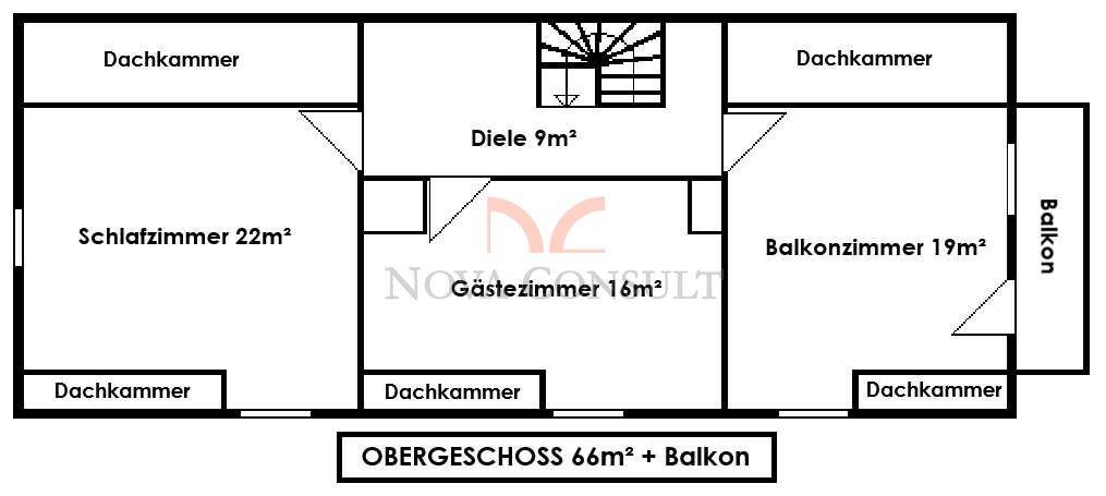 Grundriss Obergeschoss