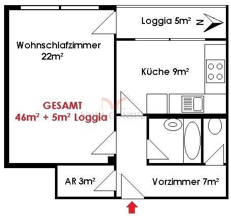 Grundrissskizze