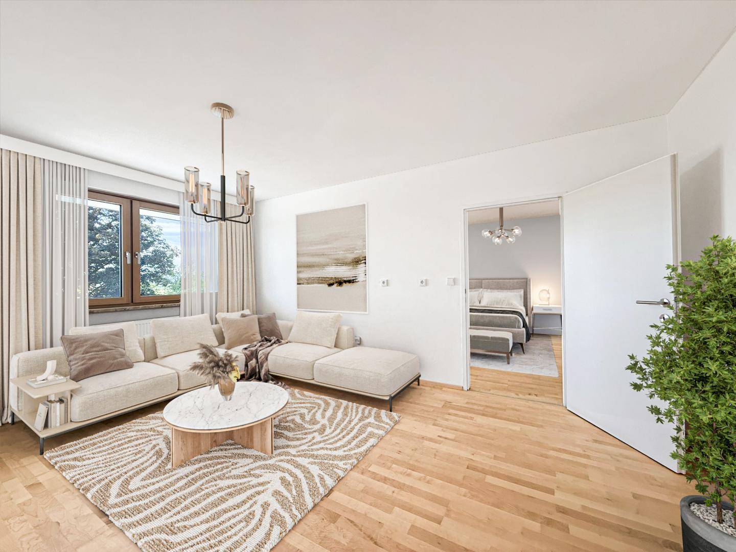 UG Var. 1 Wohnzimmer Gestaltungsidee