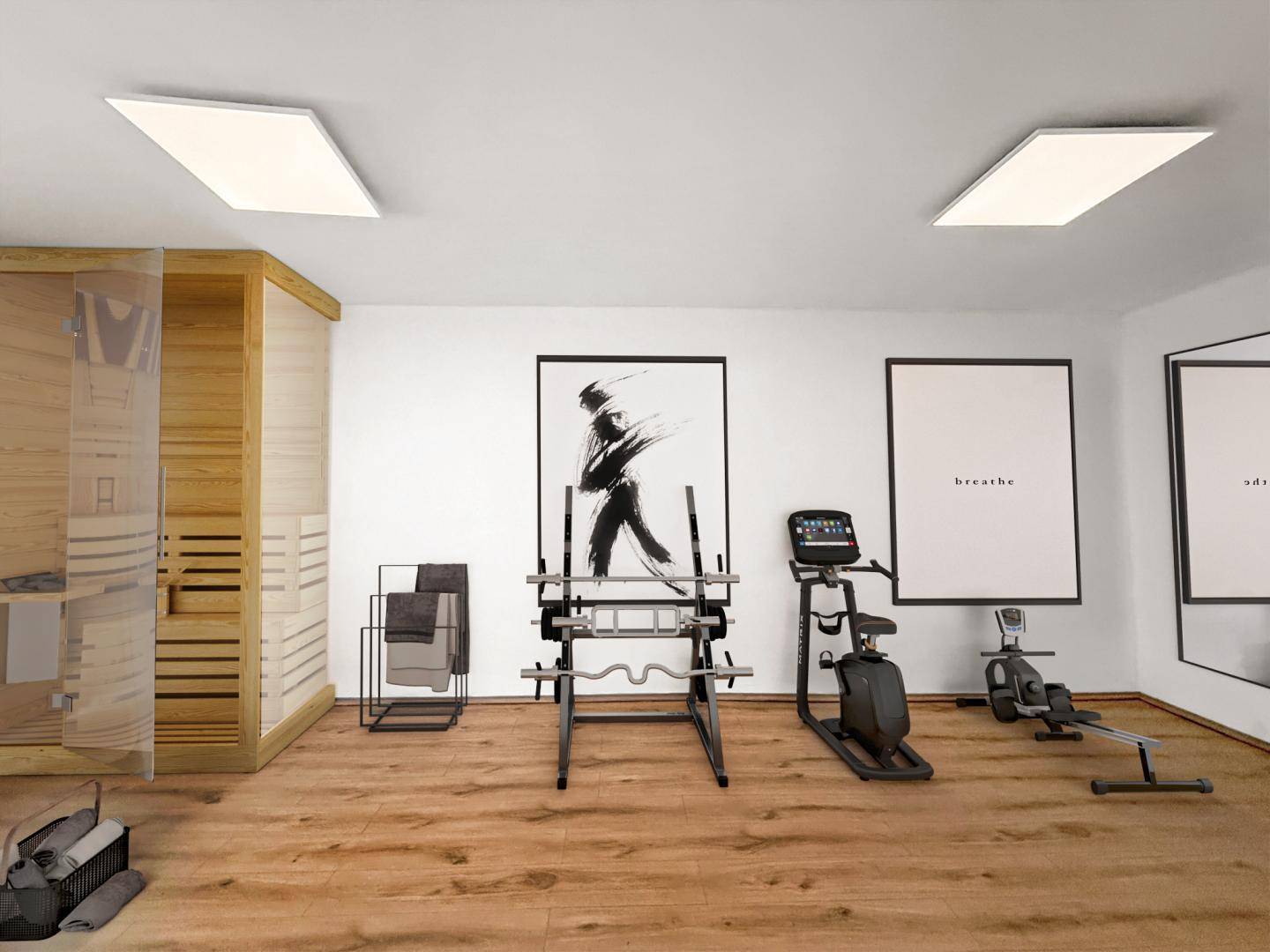 UG Var. 1 Fitness&Sauna Gestaltungsidee