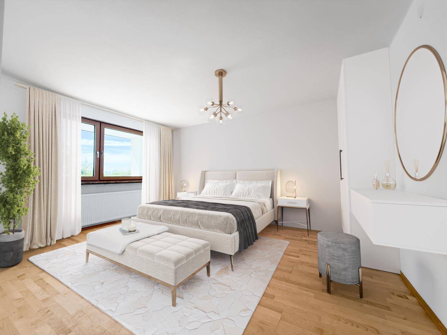 UG Var. 1 Schlafzimmer Gestaltungsidee