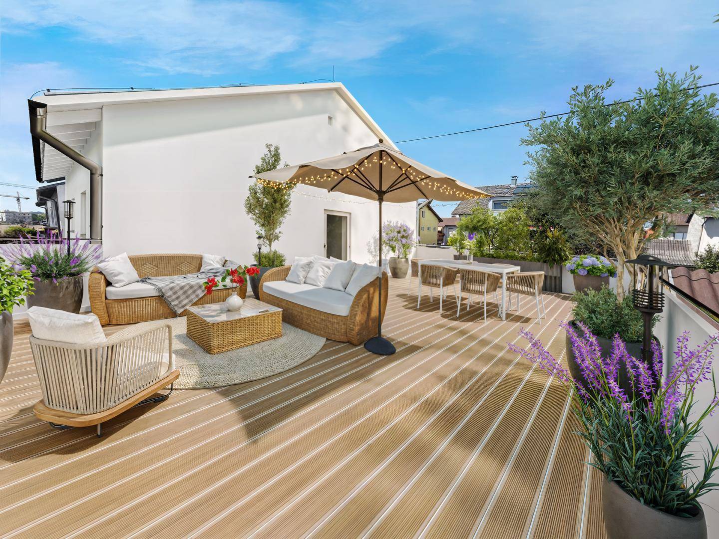 Dachterrasse - Gestaltungsidee
