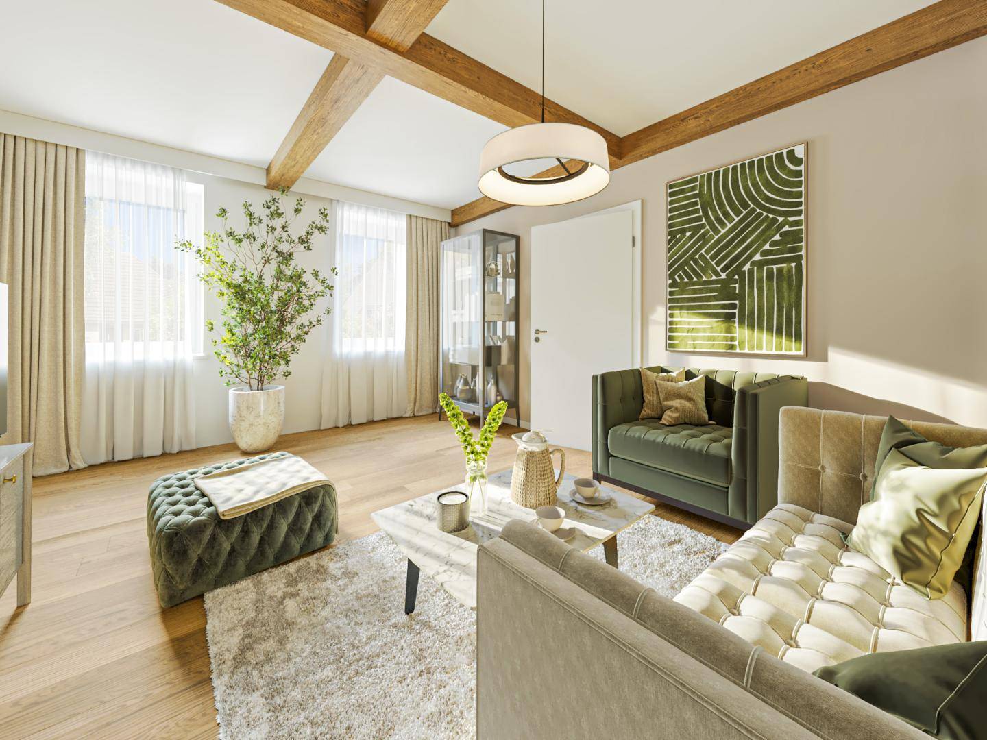 Wohnzimmer EG Gestaltungsidee
