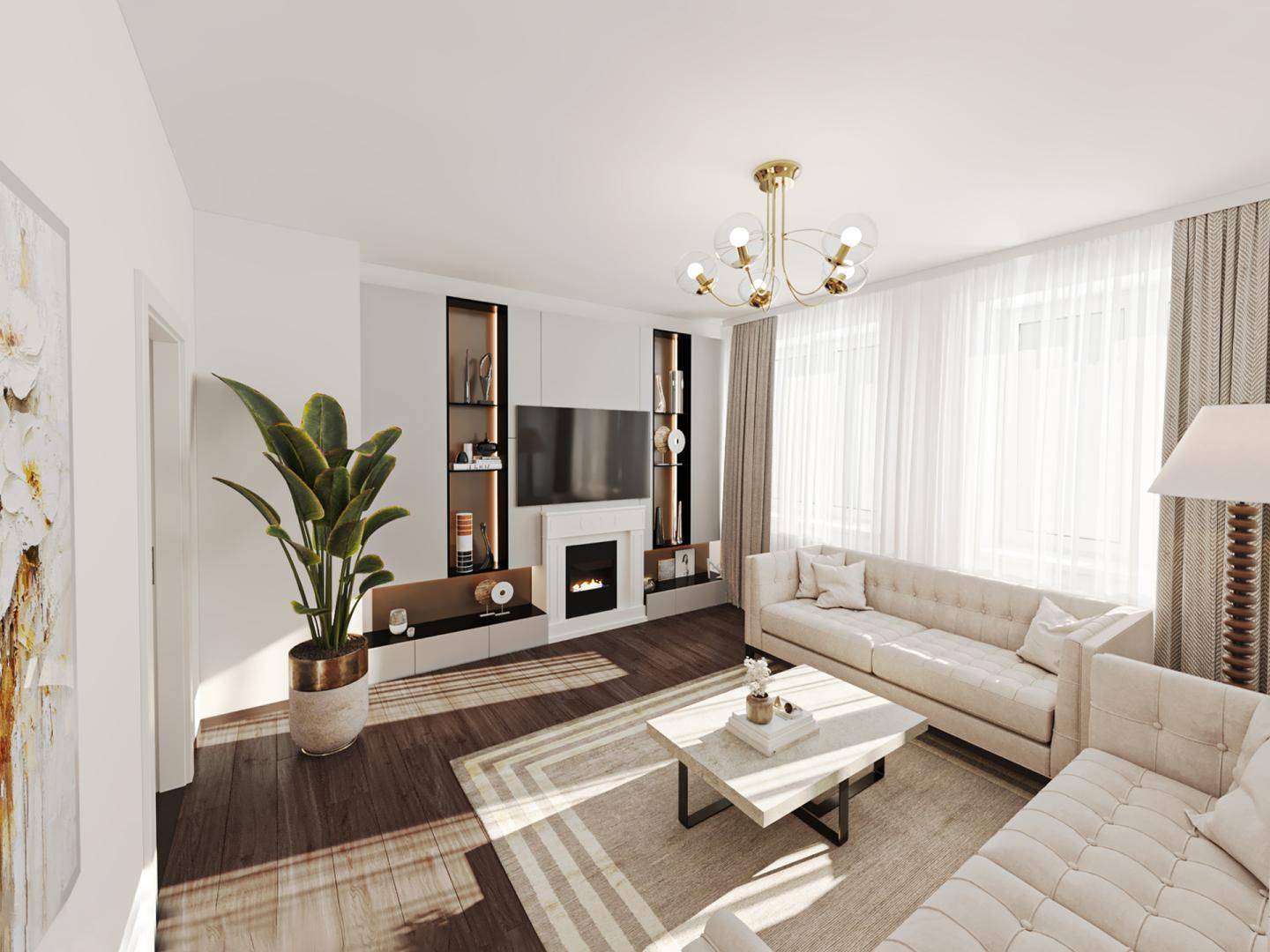 Wohnzimmer Gestaltungsvorschlag