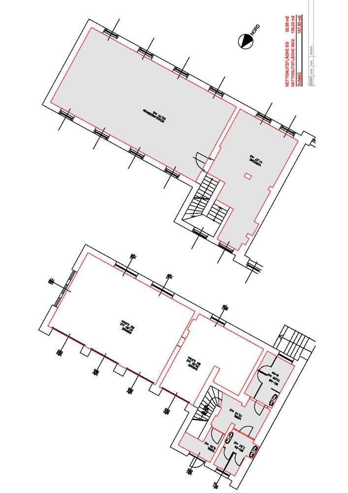 Plan 168m² Büro klein