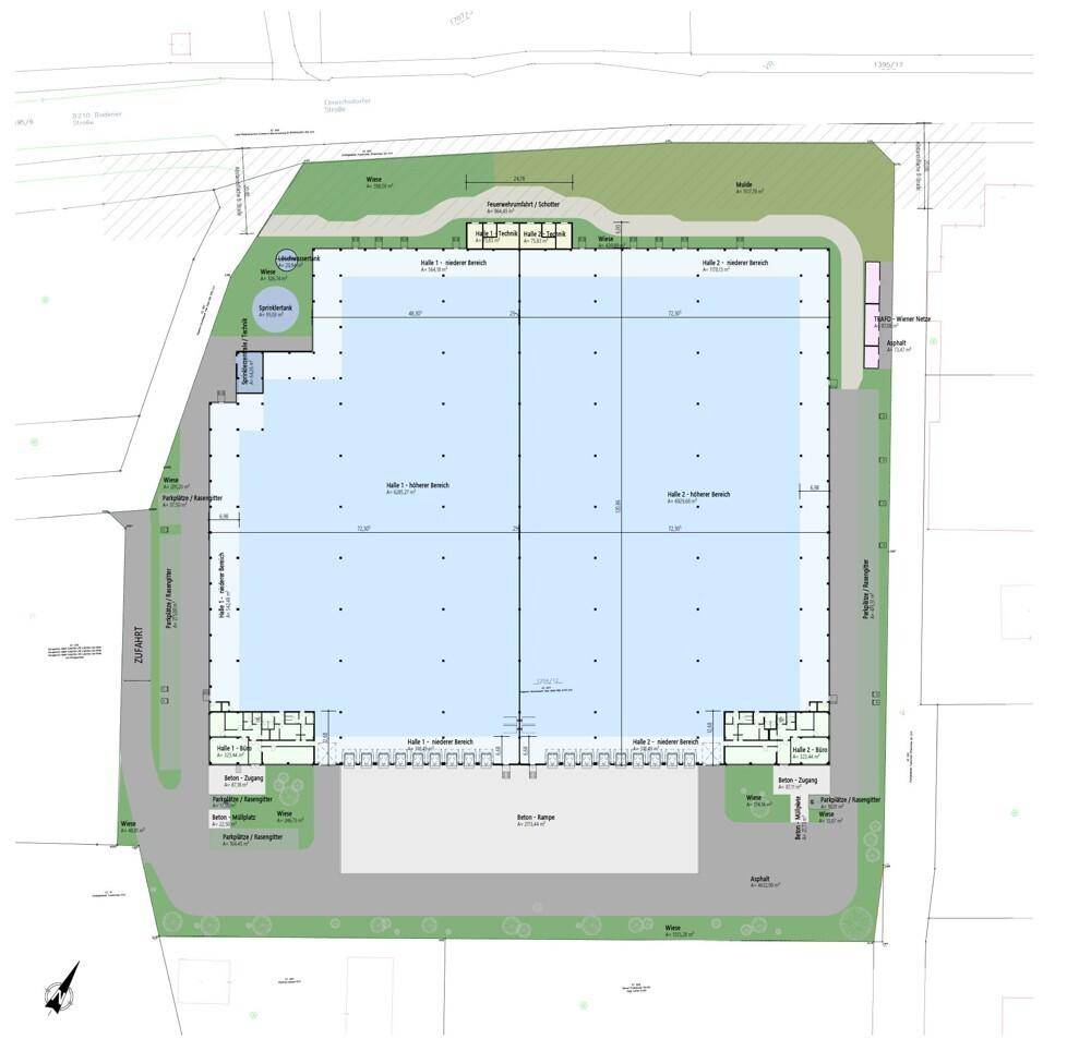 Neubau Logistikpark Traiskirchen bei Wien A2 |anmietbar bis zu ca. 17.000 m² - Ansicht 6