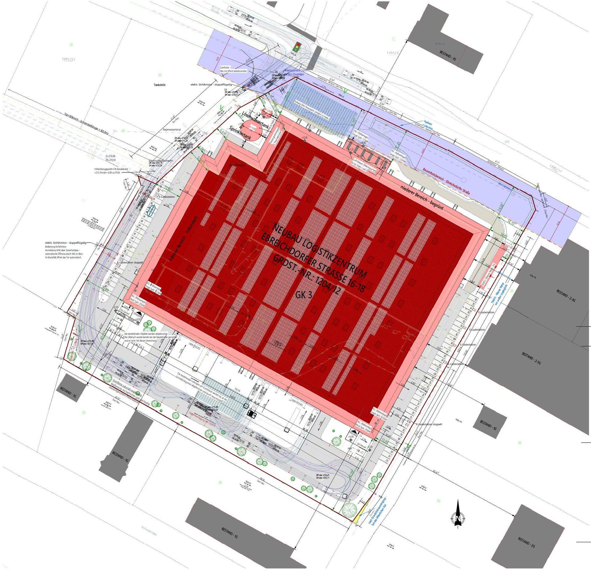 Neubau Logistikpark Traiskirchen bei Wien A2 |anmietbar bis zu ca. 17.000 m² - Ansicht 5