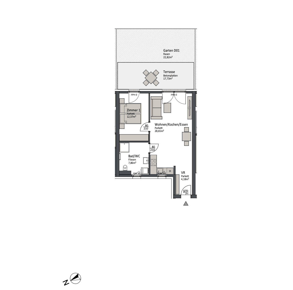 Wo Zukunft Form annimmt - 2-Zimmer-Gartenwohnung - Ansicht 2