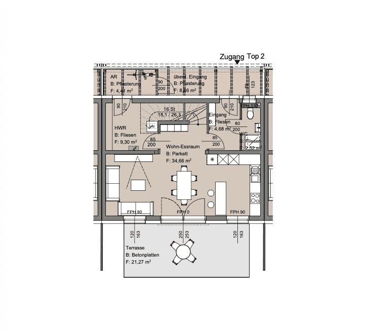 Leistbares Wohnen - Reihenhaus in Flattach - View 3