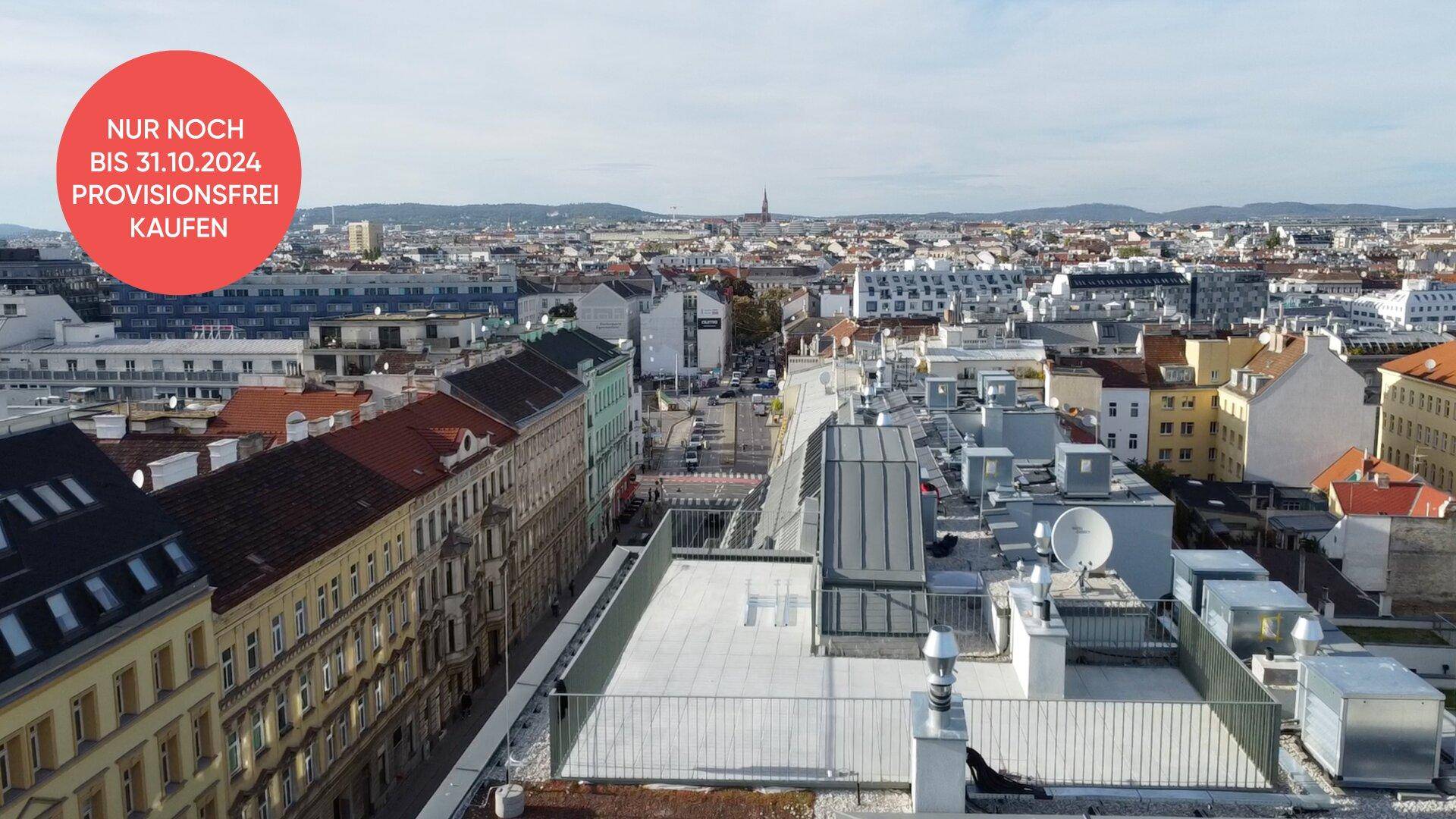 Vogelperspektive Dachterrasse