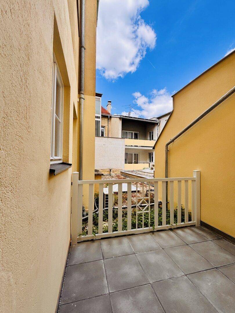 Terrasse im Innnenhof