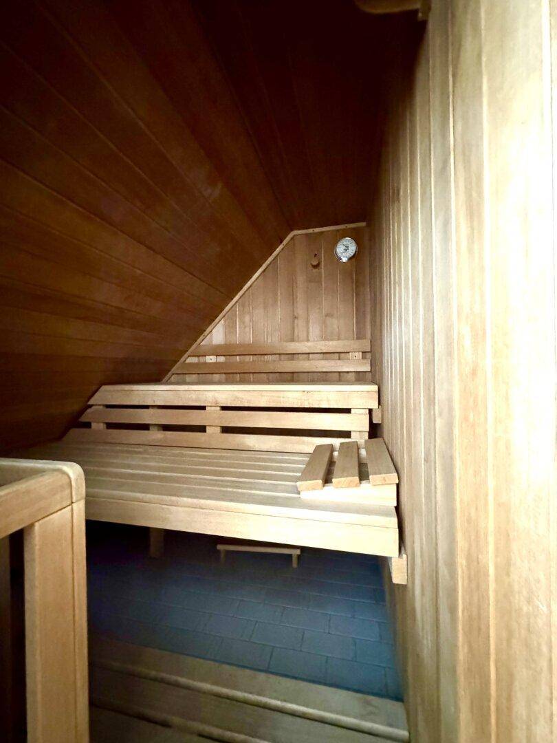 Sauna im Badezimmer