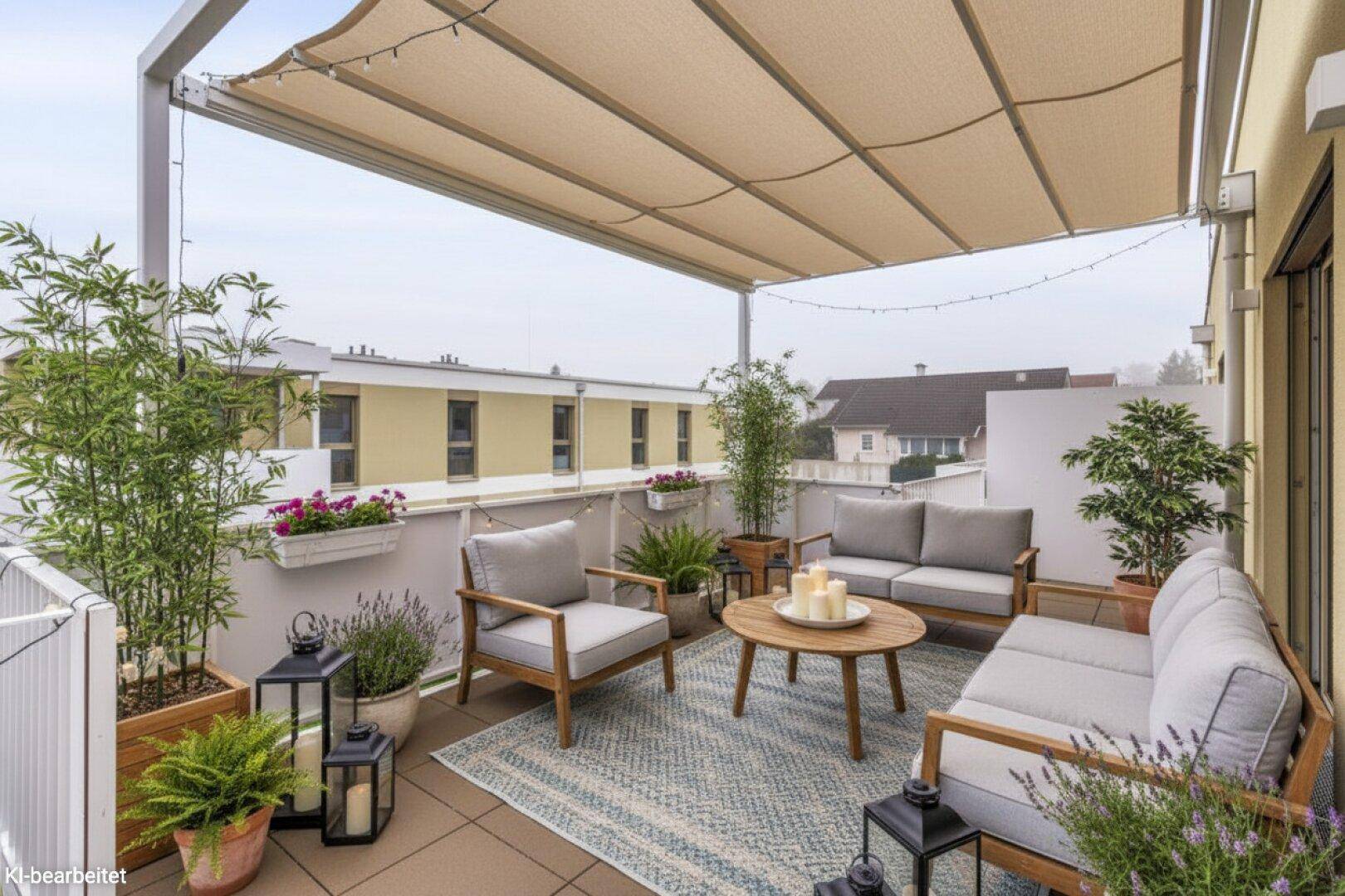 PROVISIONSFREI! 3-Zimmer-Wohnung mit Rundum-Dachterrasse | Zugang von jedem Raum | Großzügig geschnitten - Ansicht 2