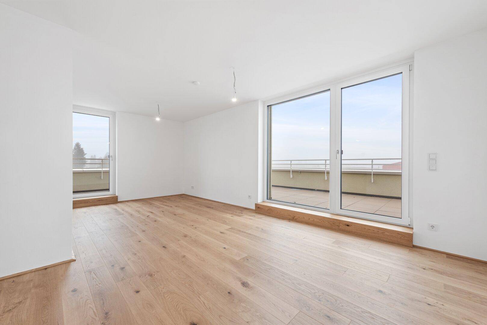 PROVISIONSFREI! Traumhafte 4-Zimmer-Familienwohnung | Terrasse von jedem Raum aus begehbar | Grünblick - Ansicht 3