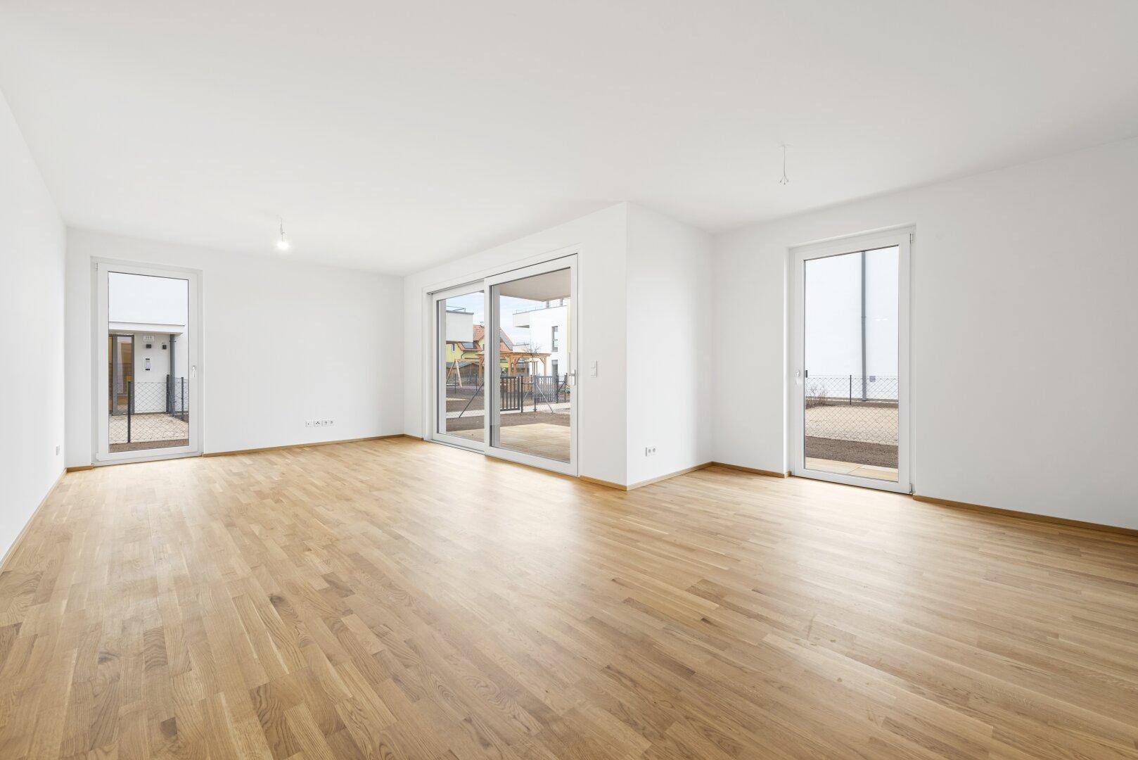 PROVISIONSFREI! Hochwertig konzipierte 3-Zimmer-Wohnung mit Garten | Offene Wohnküche, Schrankraum | Tiefgarage - Widok 2