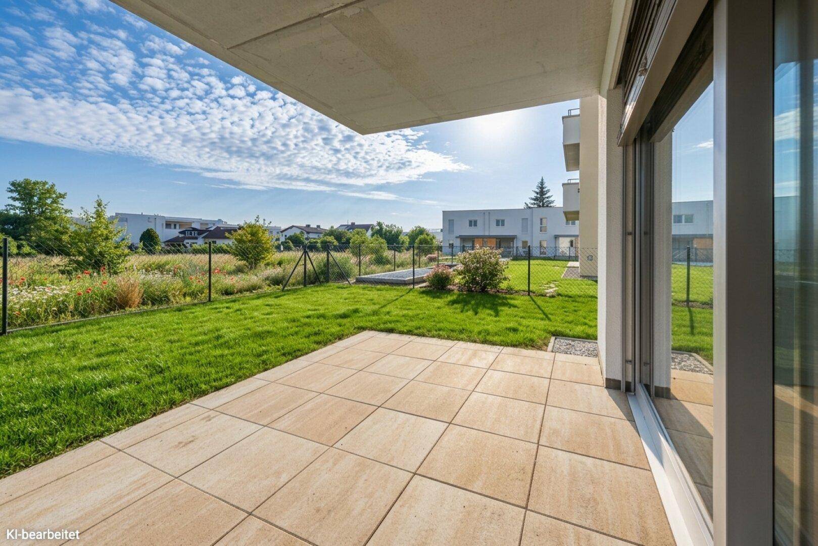 Terrasse und Garten