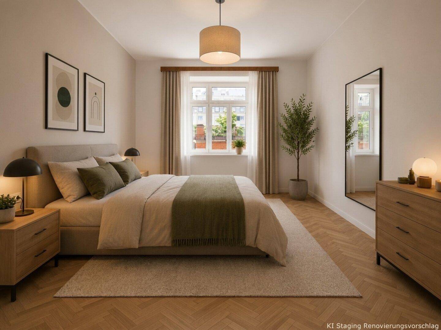 Renovierungsvorschlag Schlafzimmer