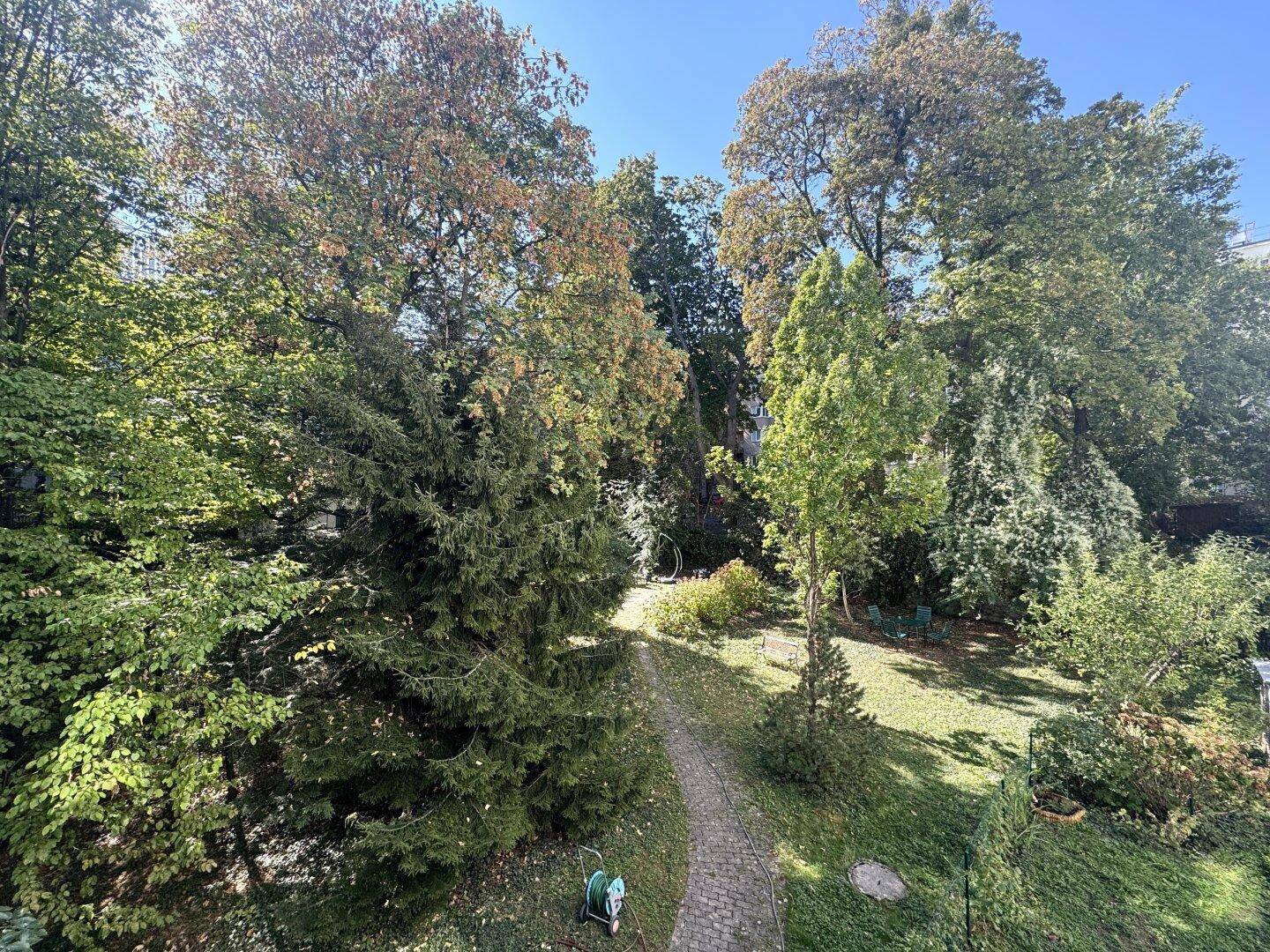 Ausblick ins Grüne