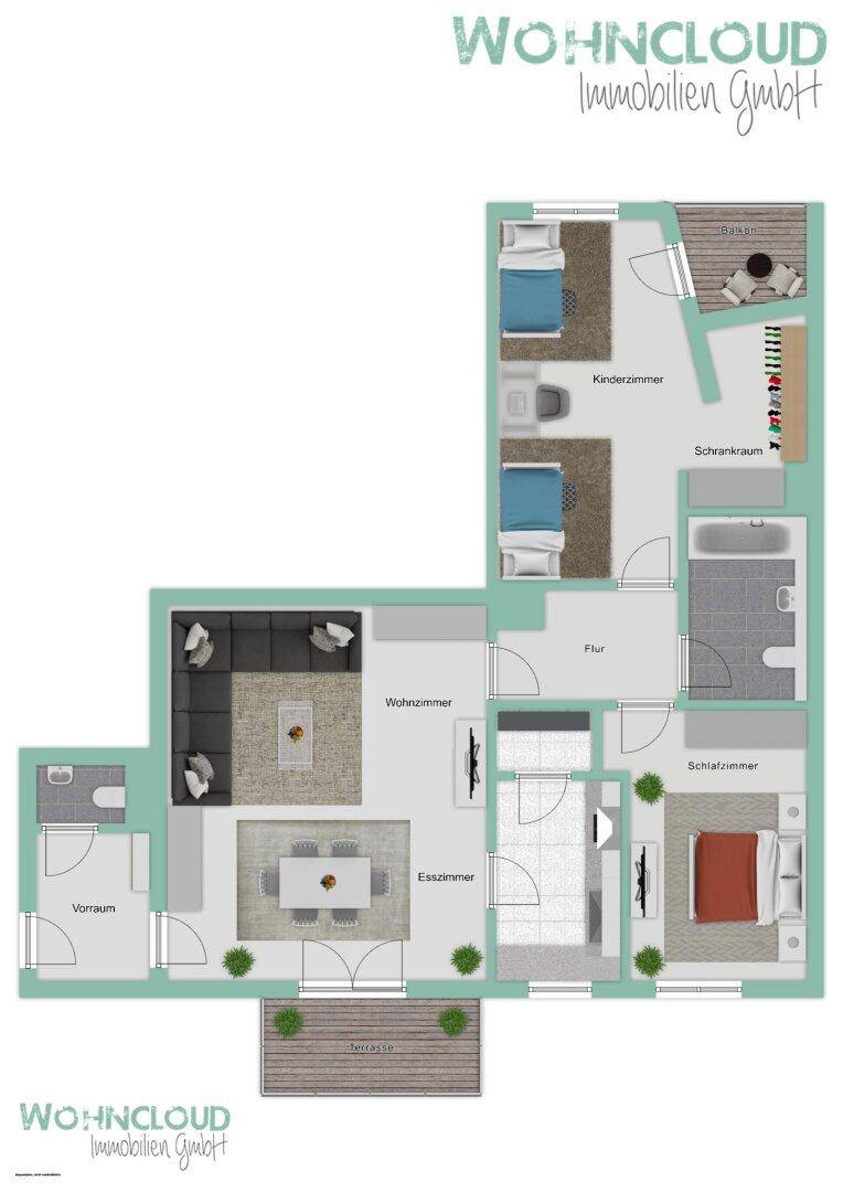 PLAN MÖBLIERT