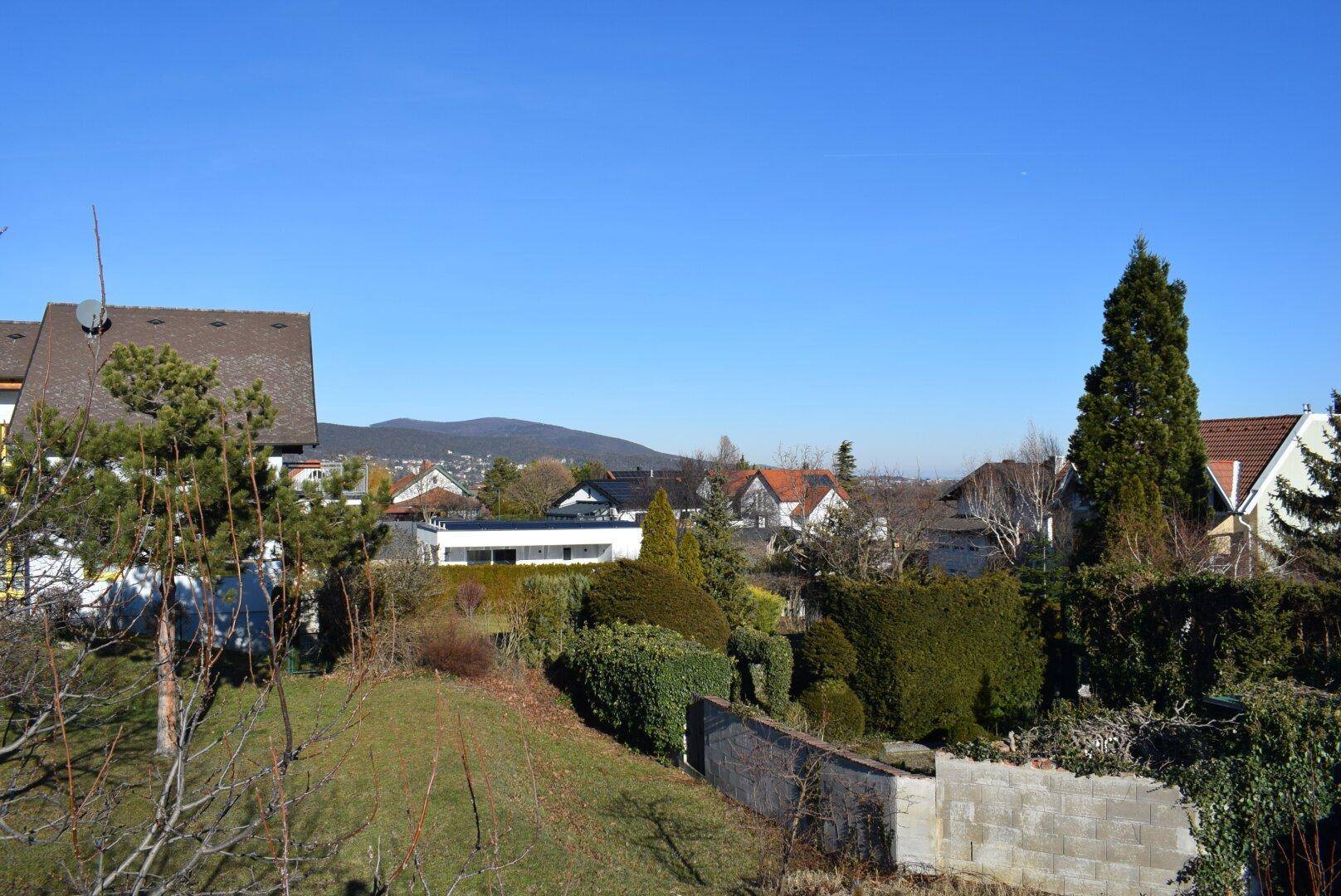 Grundstück Sooß, Schönweg 8, Blick Nord, Lehner & Trompeter Bauträger