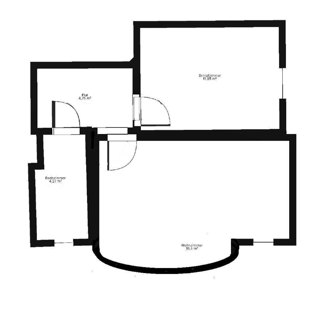 Plan (ungefährer Grundriss)