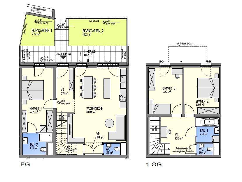 Plan 01-003 - Projekt Living Point 21, Stand 21.03.2023