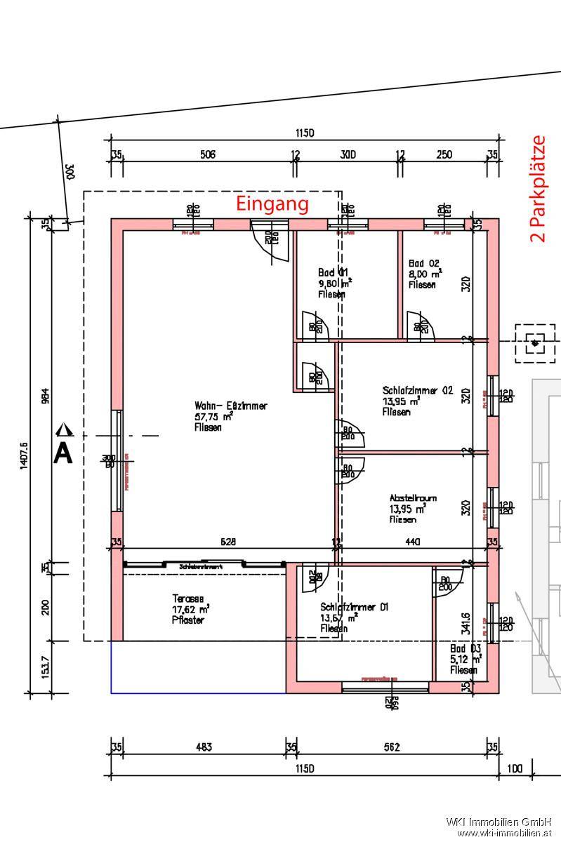 Bungalow Grundriss