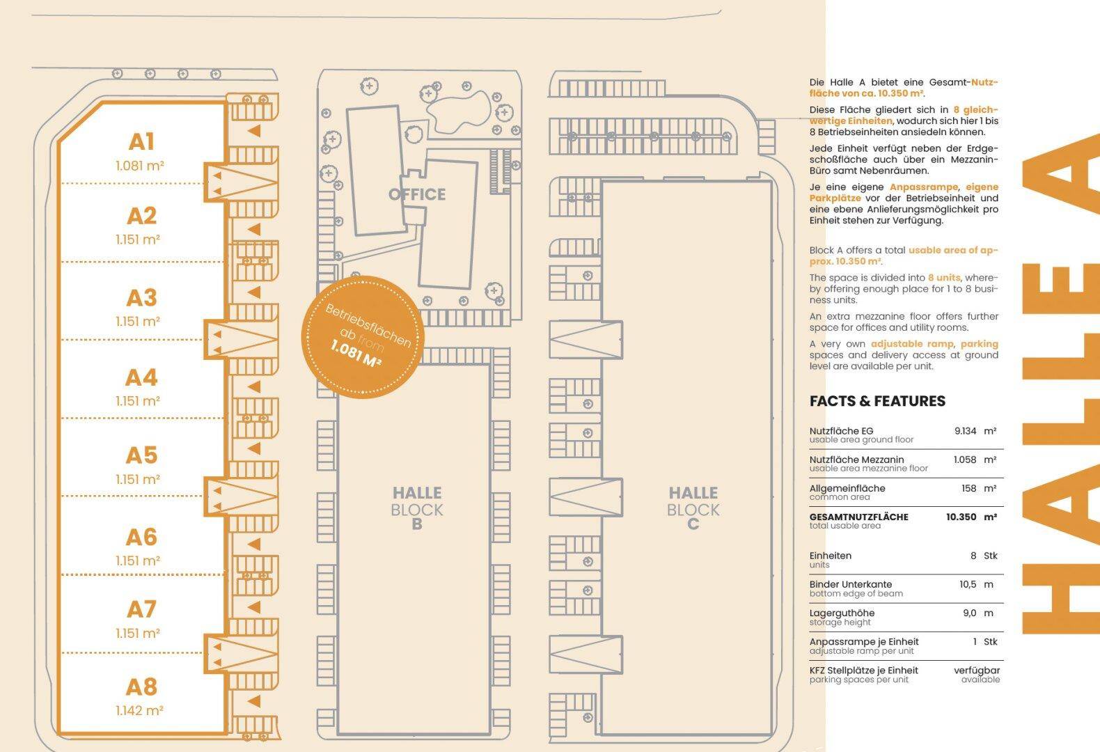 Ihr Standort für Produktion, Gewerbe, Lager oder Büro in Neusiedl am See - ab 1207 m² Nutzfläche - Όψη 2