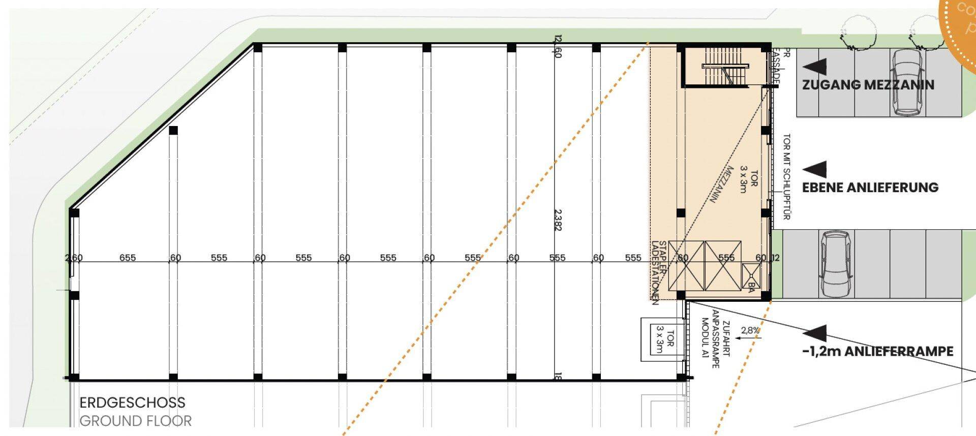 Ihr Standort für Produktion, Gewerbe, Lager oder Büro in Neusiedl am See - ab 1207 m² Nutzfläche - Όψη 4
