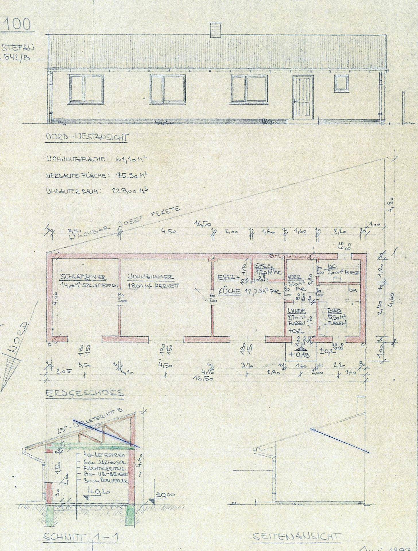 Grundriss 2. Gebäude