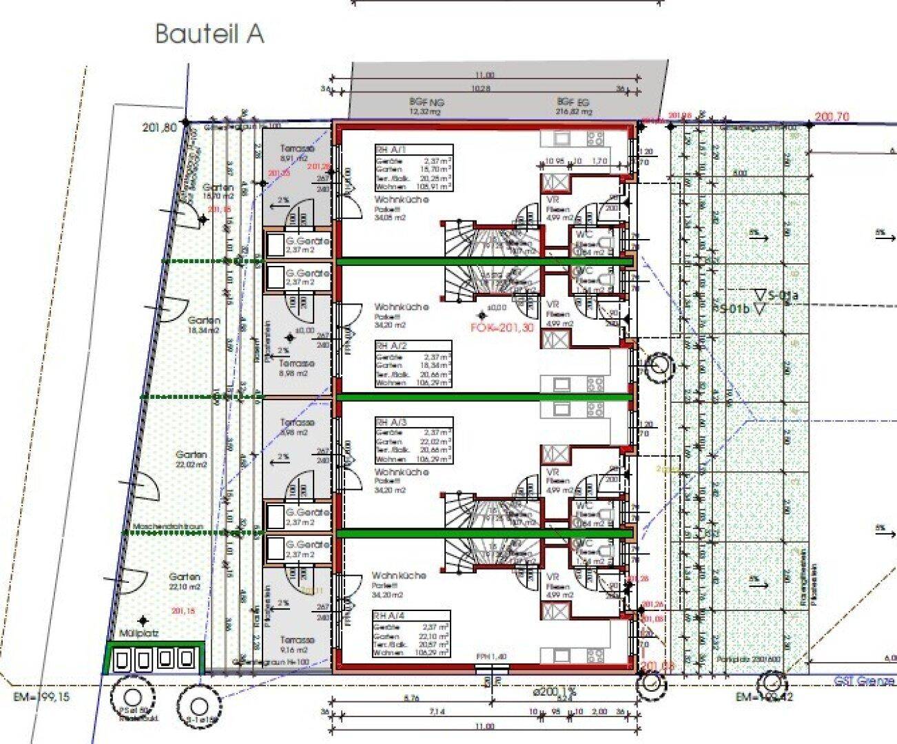 "PROVISIONSFREI " Kooperation/Gemeinschaftsgeschäft: Eigentümer stellt Grundstück &amp; der Bauträger baut die Reihenhäuser - Widok 5