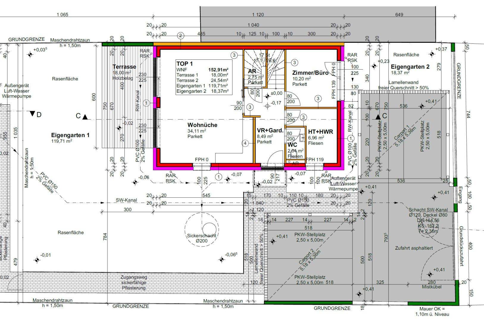 Baurechtsgrundstück mit Baugenehmigung - Bauen Sie Ihr Eigenheim in Langenzersdorf - Ansicht 4